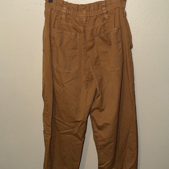 A.L.C. Brown High-Waisted Utility Cotton Pants – Size 8 - Picture 2 of 4